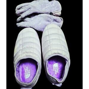 THERMOBALL™ Lavendar Fog/ Traction Mules V Sz 8 & Matching Osito Etip Gloves OS